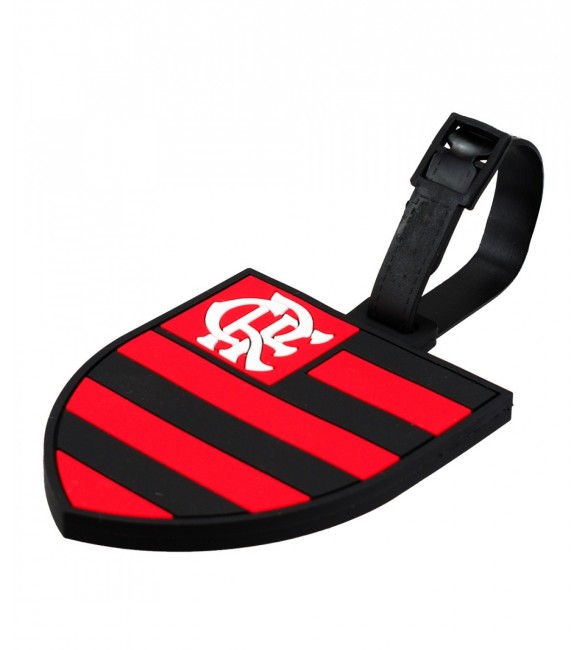 identificador Bagagem Time Futebol 9x7.5cm - Flamengo